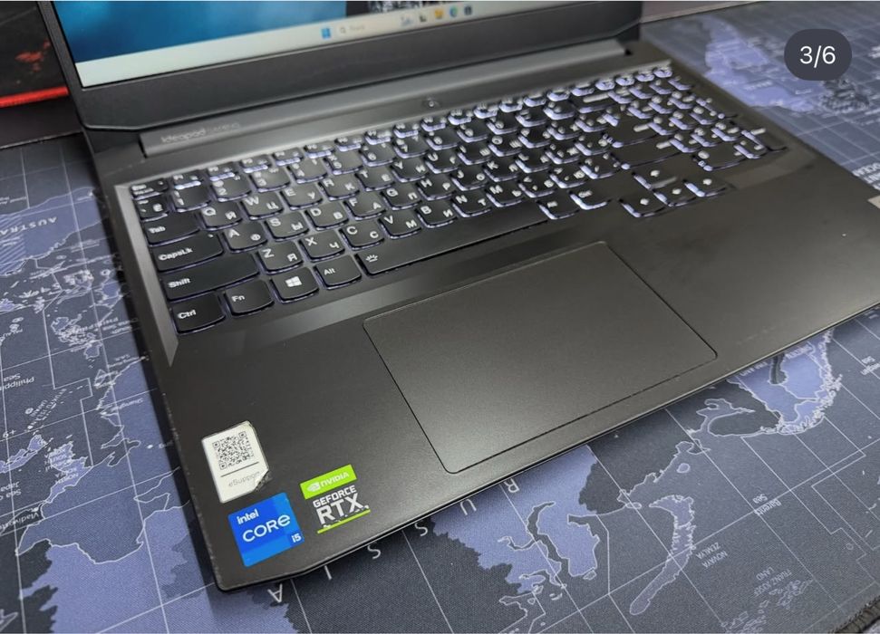 Игровой Lenovo ideapad Gaming 3 - Core i5-11300H/8Gb/512Gb/RTX3050