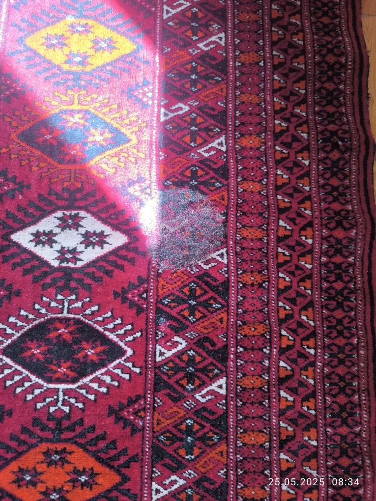 Туркменский шерстяной ковер/gilam ручной работы (2 шт.)