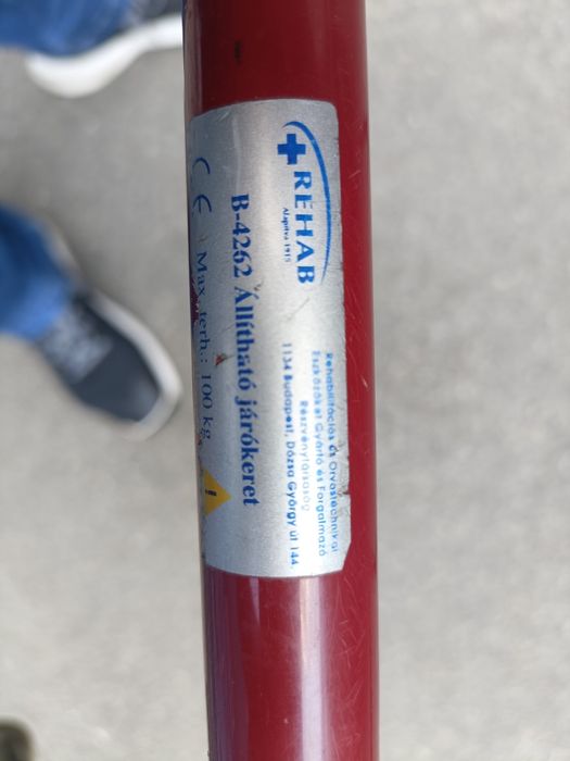 Cadru de mers profesional, reglabil