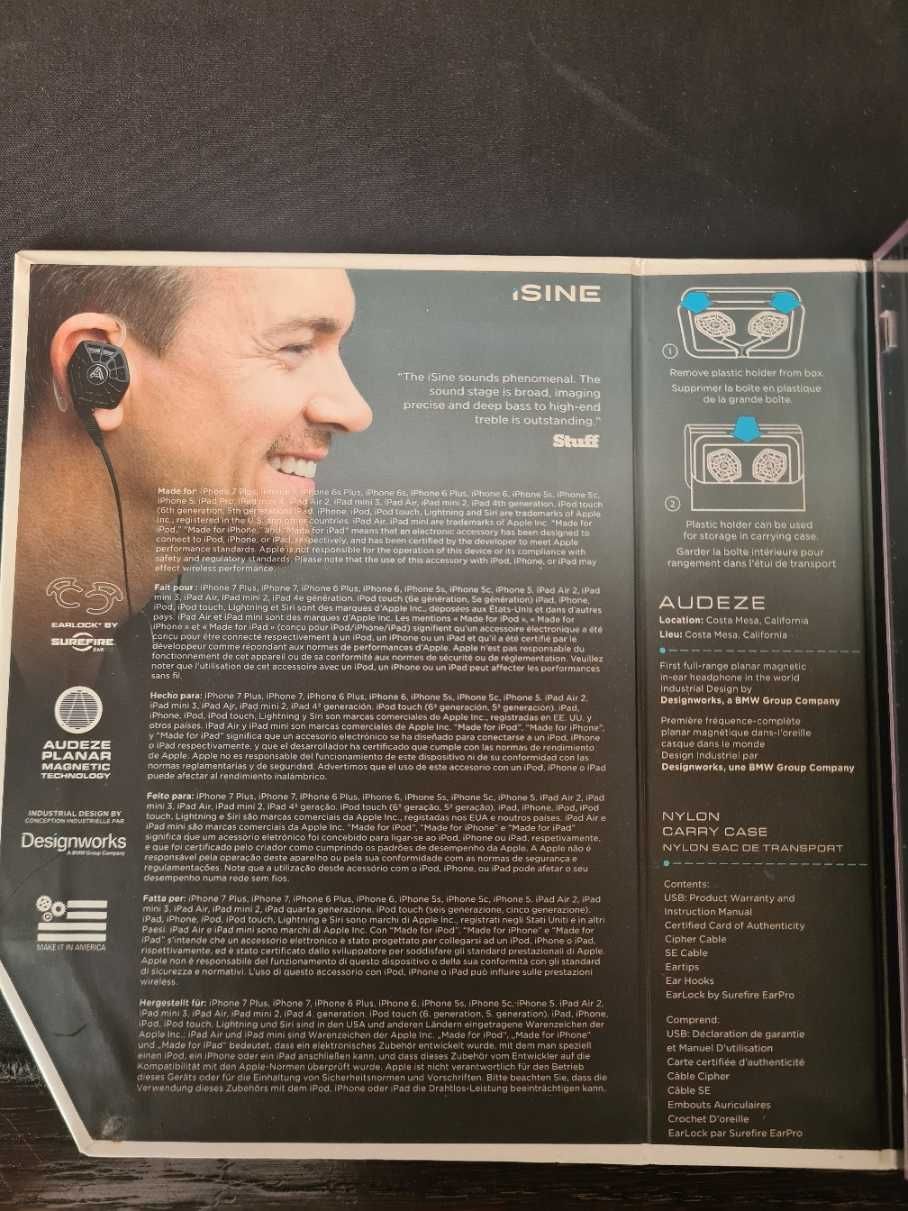 Audeze iSine10 Planar Magnetic професионални слушалки