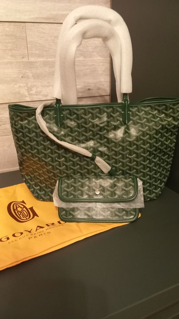 НОВА Дамска чанта Goyard  с портмоне