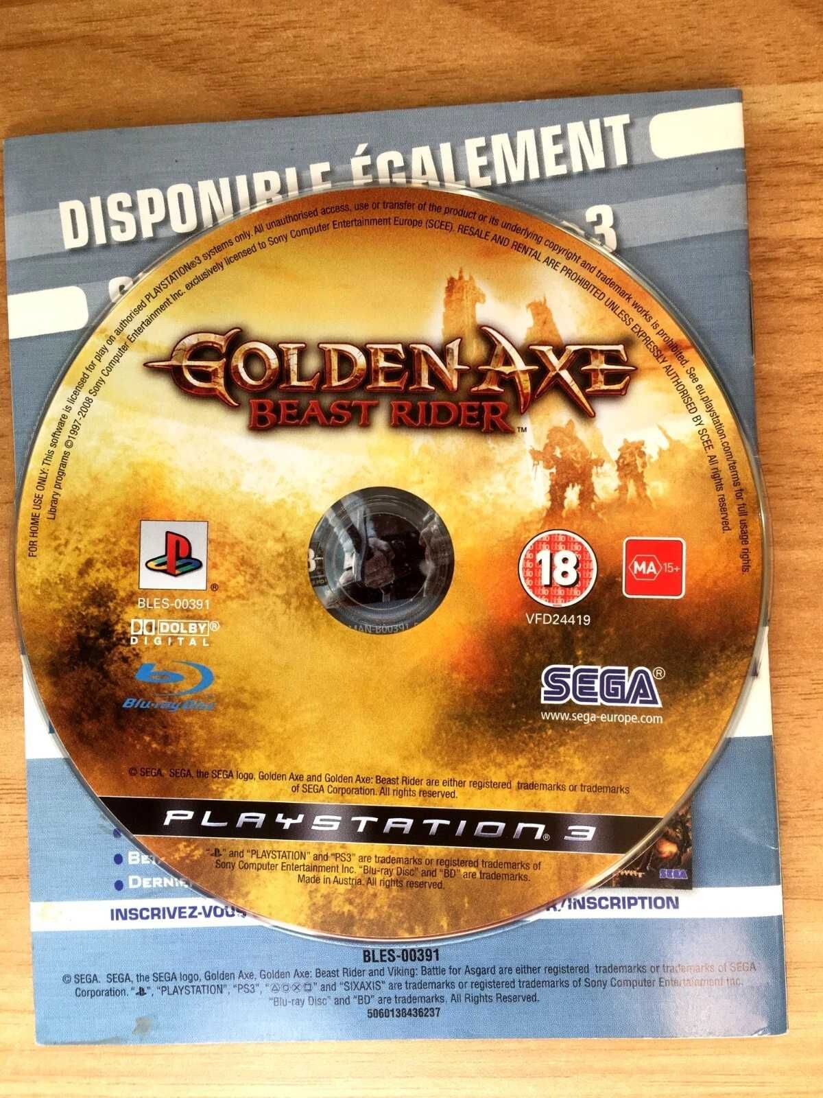 Joc Golden Axe Beast Rider PS3 playstation 3 play station rar