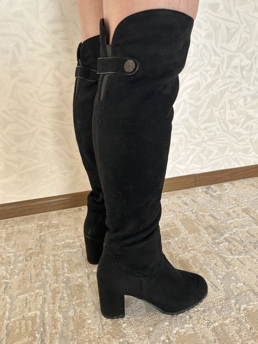 Зимние натуральные сапоги