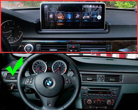 Navigatie  BMW Seria3 E90 E91 E92 E93 GPS Internet 4G Bluetooth