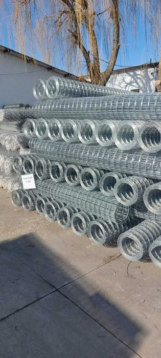 Plasa/ panou bordurat /TEAVA/ STALP 3.5-4.9MM/Zincat /Verde/Gri