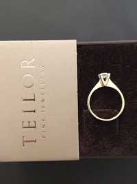 Inel logodna Teilor (aur 18K + diamant)