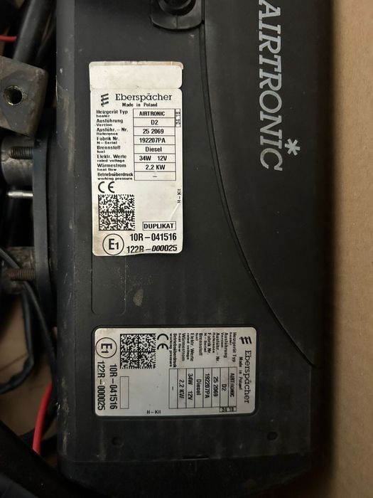 Webasto EBESPACHER cu display