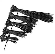 Coliere plastic negre 100Buc MGC ( soricei, cleme )