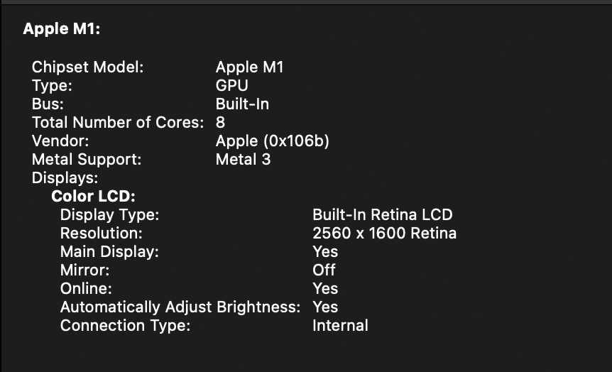 Macbook Air 13 M1 16GB 1TB