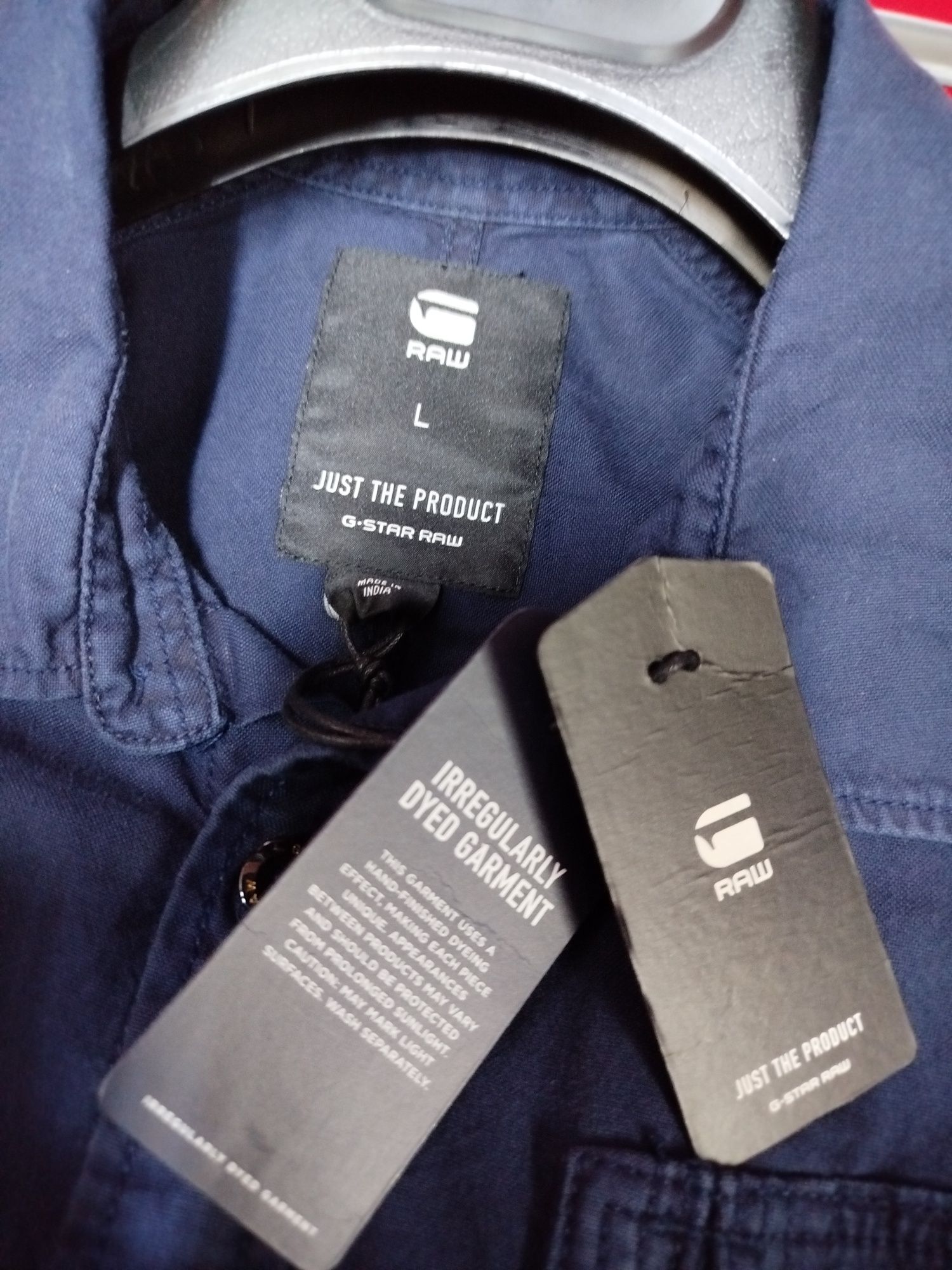 Оригинална мъжка риза G-Star Raw Powel L нова карго с цип