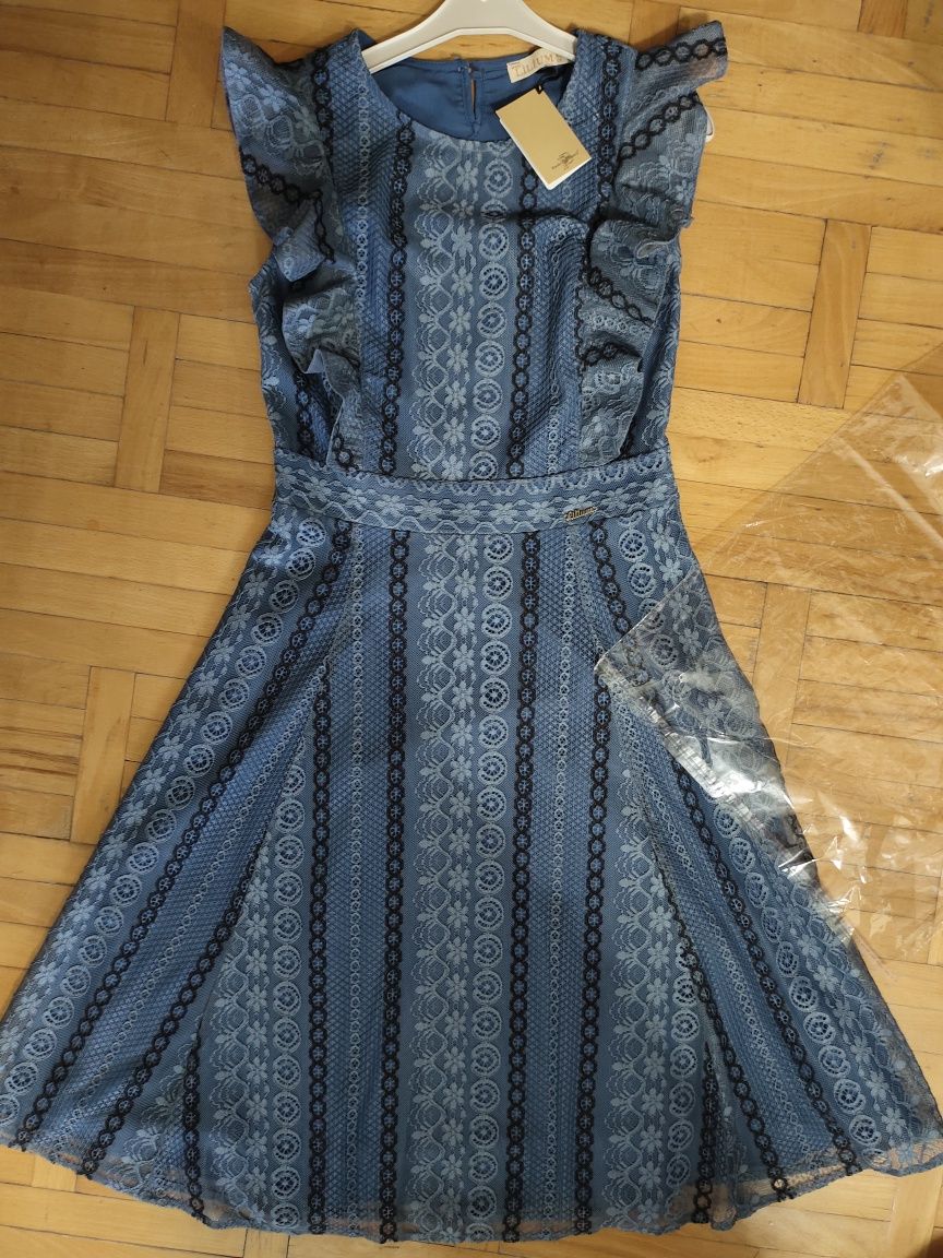 Женское кружевное платье синий Турция листай карусел
