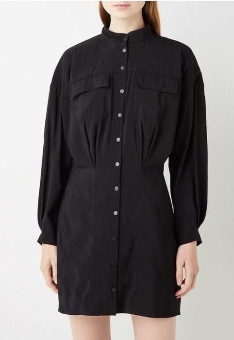 ba&sh черна рокля риза