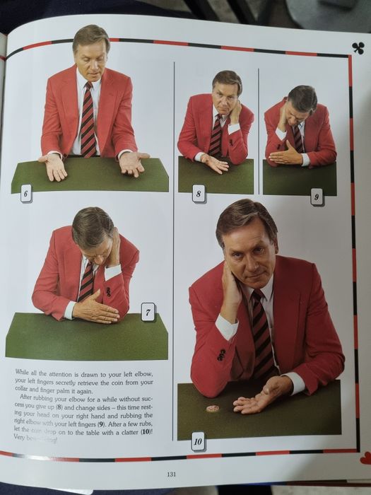 Manual explicit cu trucuri cărți joc, monede.
