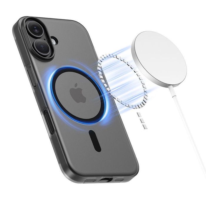 Калъф tech-protect magslim magsafe за iphone 17 в матово черно