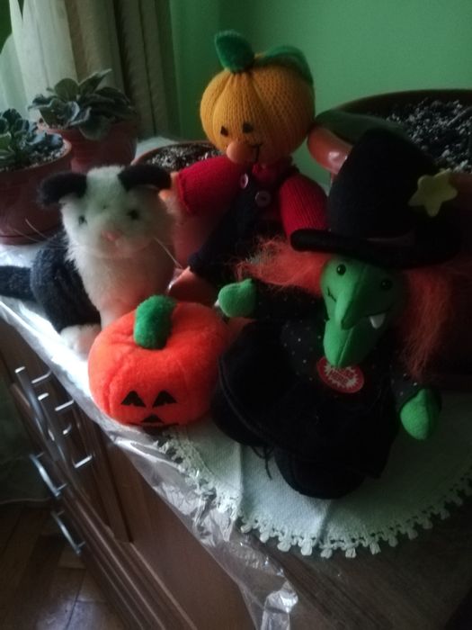 Set jucării de pluș tematică Halloween