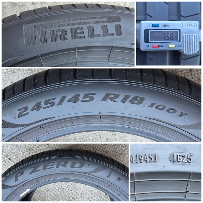 O bucată 245/45 R18 vară - una Pirelli