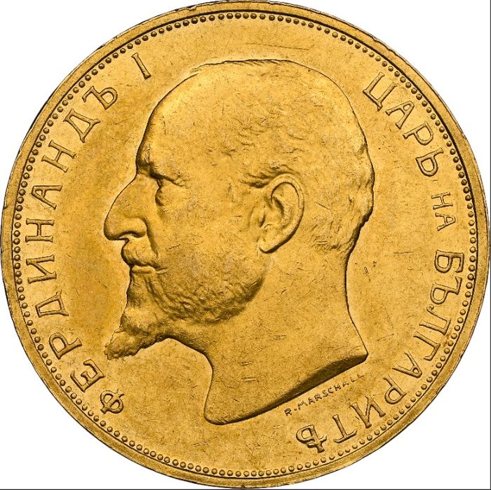 100 Лева 1912 Оригинал NGC AU55