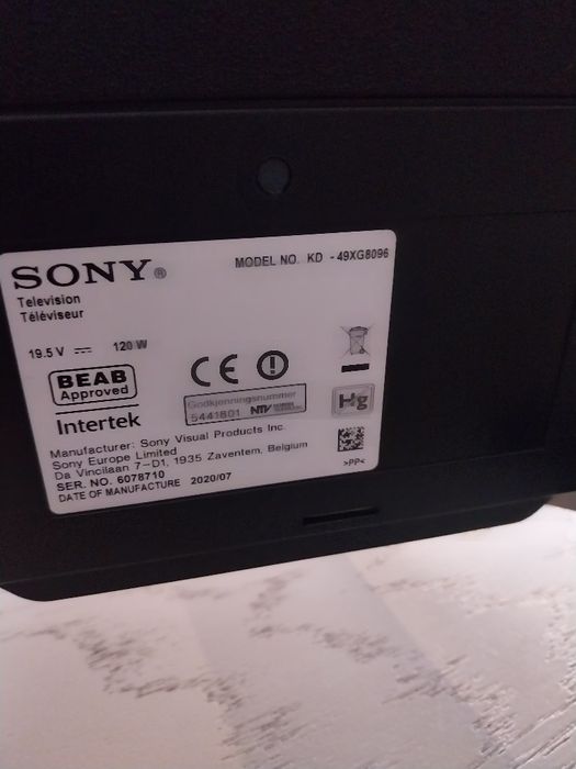 TV Smart led Sony 132,2 cm,ultra HDclasa A