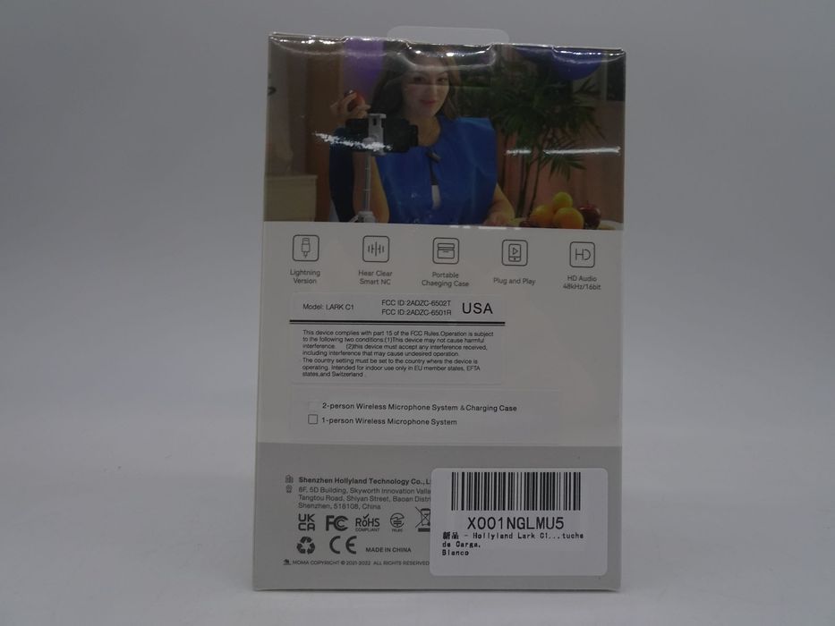 Hollyland Lark C1 DUO iOS Alb (2TX+RX) hard