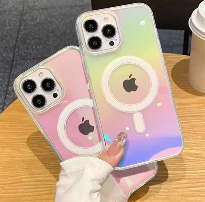 Husa MagSafe iPhone 14 Pro Max - Rainbow.