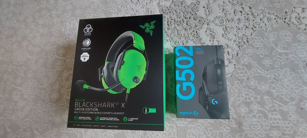Casti gaming + Mouse gaming