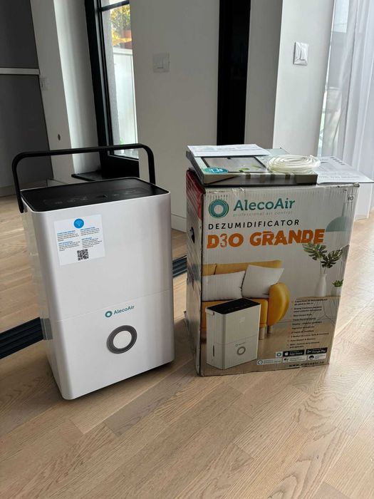 Dezumidificator si purificator AlecoAir D30, WiFi, 30 L/zi,Uscare Rufe