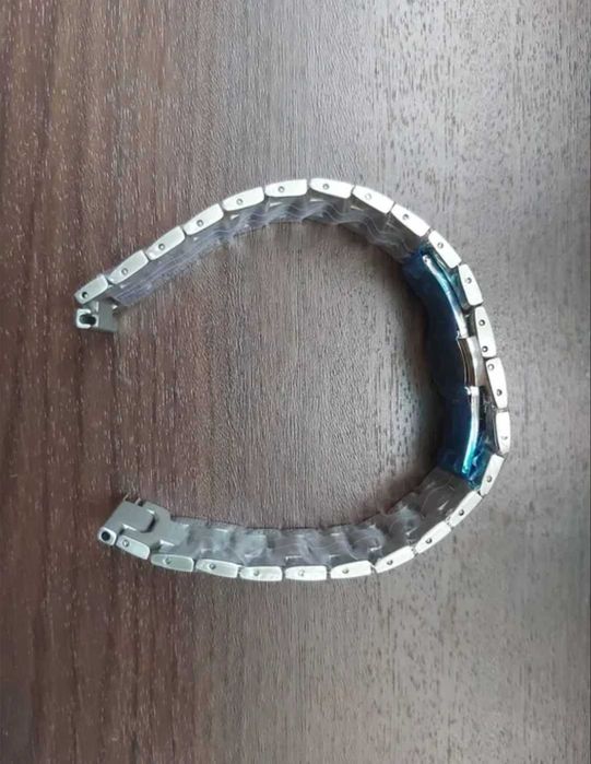 Bratara de ceas din inox cu zale pline model solzi reptila