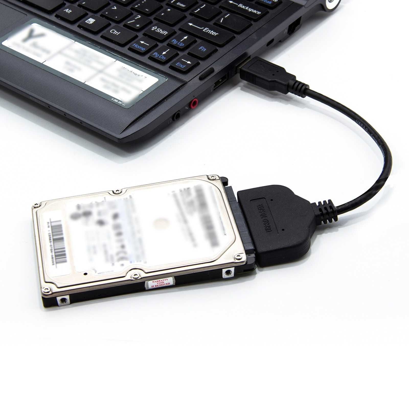 НОВ Кабел USB 2.0 USB 3.0 към SATA 2.5" 3.5" за връзка HDD SSD Диск