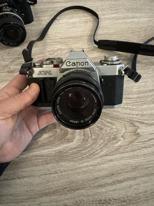Canon AV-1,nikon,ZEISS IKON Contaflex aparate foto vechi