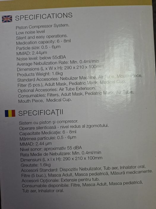 Aparat Aerosol Therapy