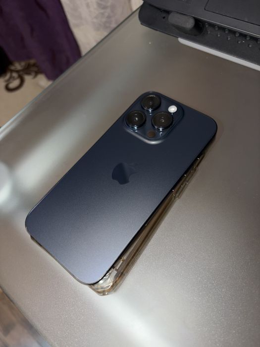 Iphone 15 pro 128gb asigurare garantie 2026 blue titanium negociabil