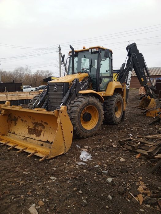 Очистка снега , услуги экскаватора-погрузчика