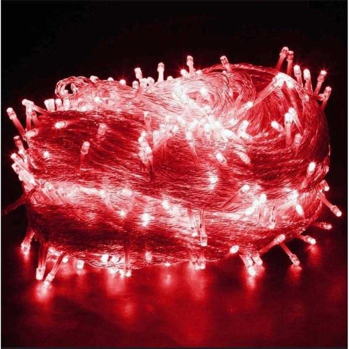 коледни новогодишни LED лампички 10м 100 диода 8-шоу програми 6 цвята