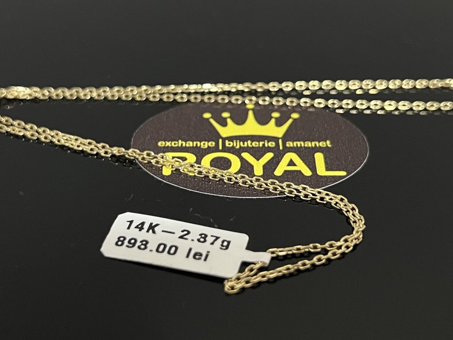 Bijuteria Royal CB : Lant aur 14k 2,37 grame