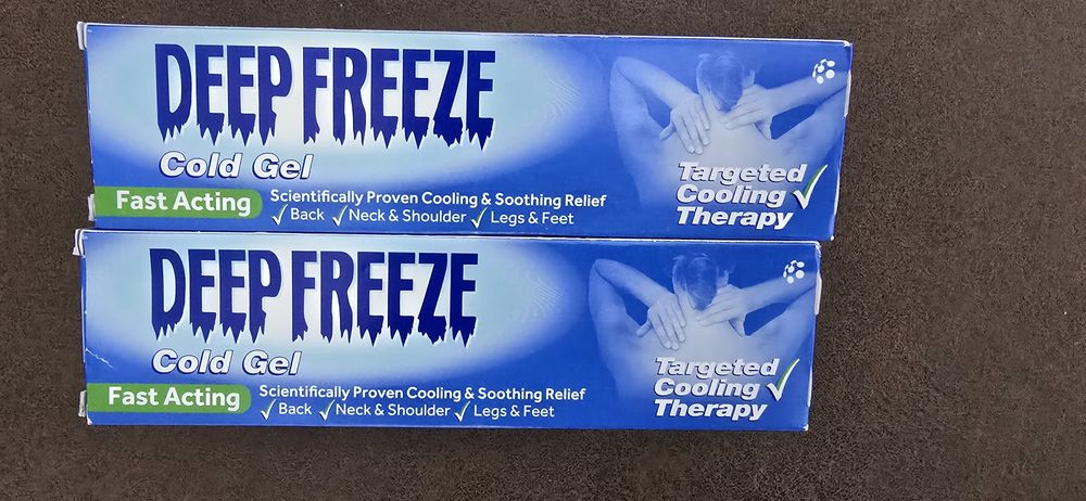 Gel Deep Freeze terapie rece rapida pt diverse dureri musculare 2 buc.
