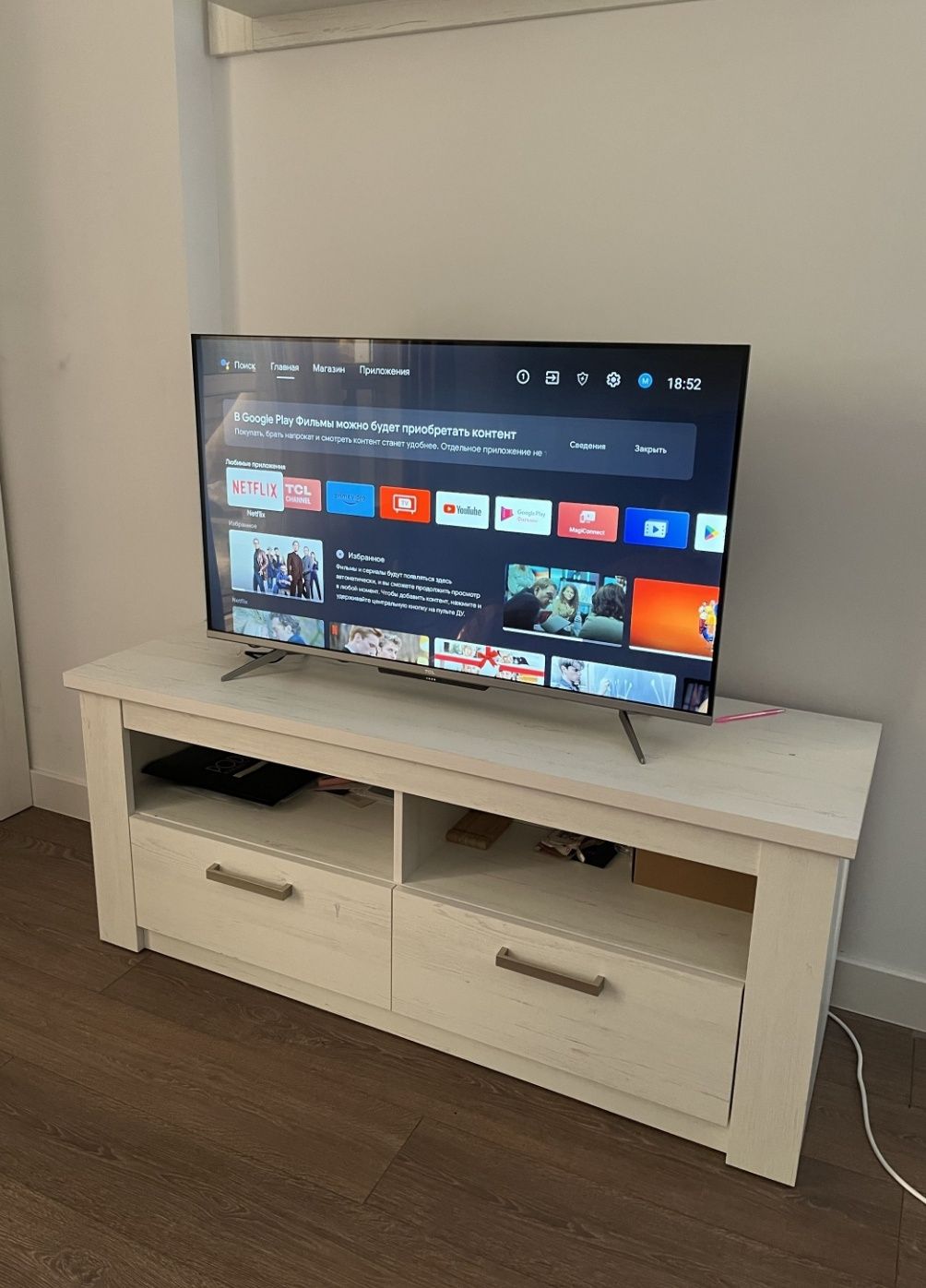Смарт телевизор TCL 110 см smart tv WiFi YouTube