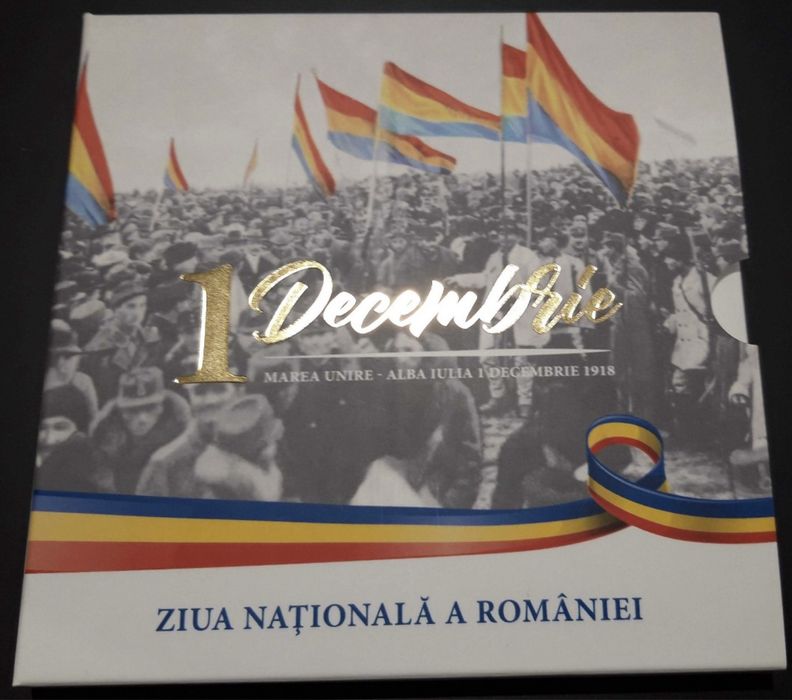 Moneda lingou medalie argint Marea Unire de la 1 decembrie 1918