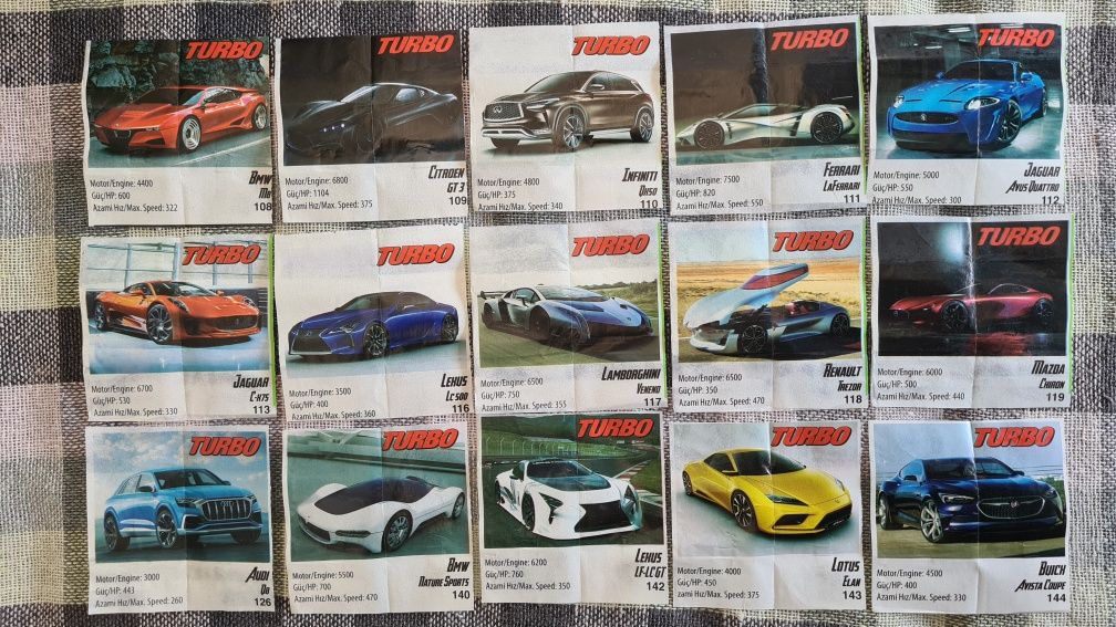 Картинки от дъвки Турбо Turbo Xtreme new