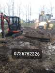 Miniexcavator si Excavator pentru sapaturi