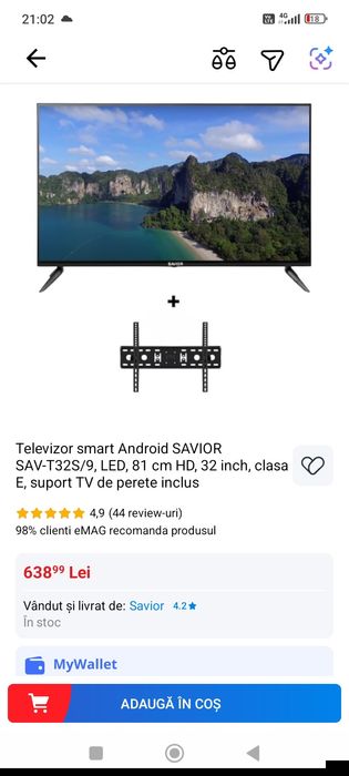 Televizor Smart Tv Android