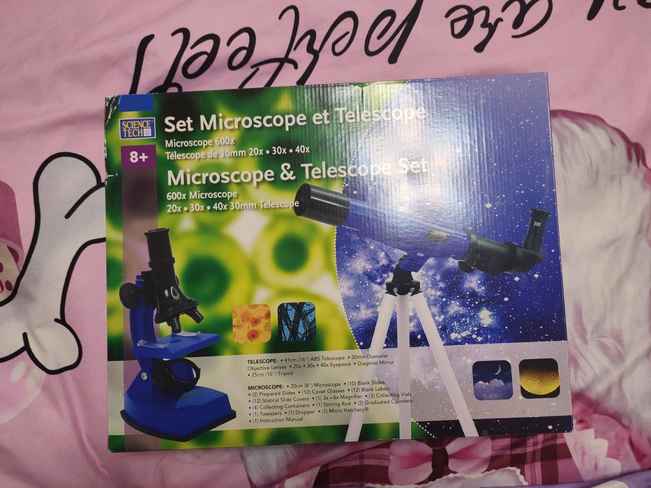 Set microscop & telescop 8+