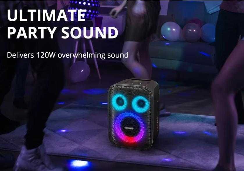 Портативен Китарен Усилвател 120W Караоке Парти Бас Tronsmart Halo 200