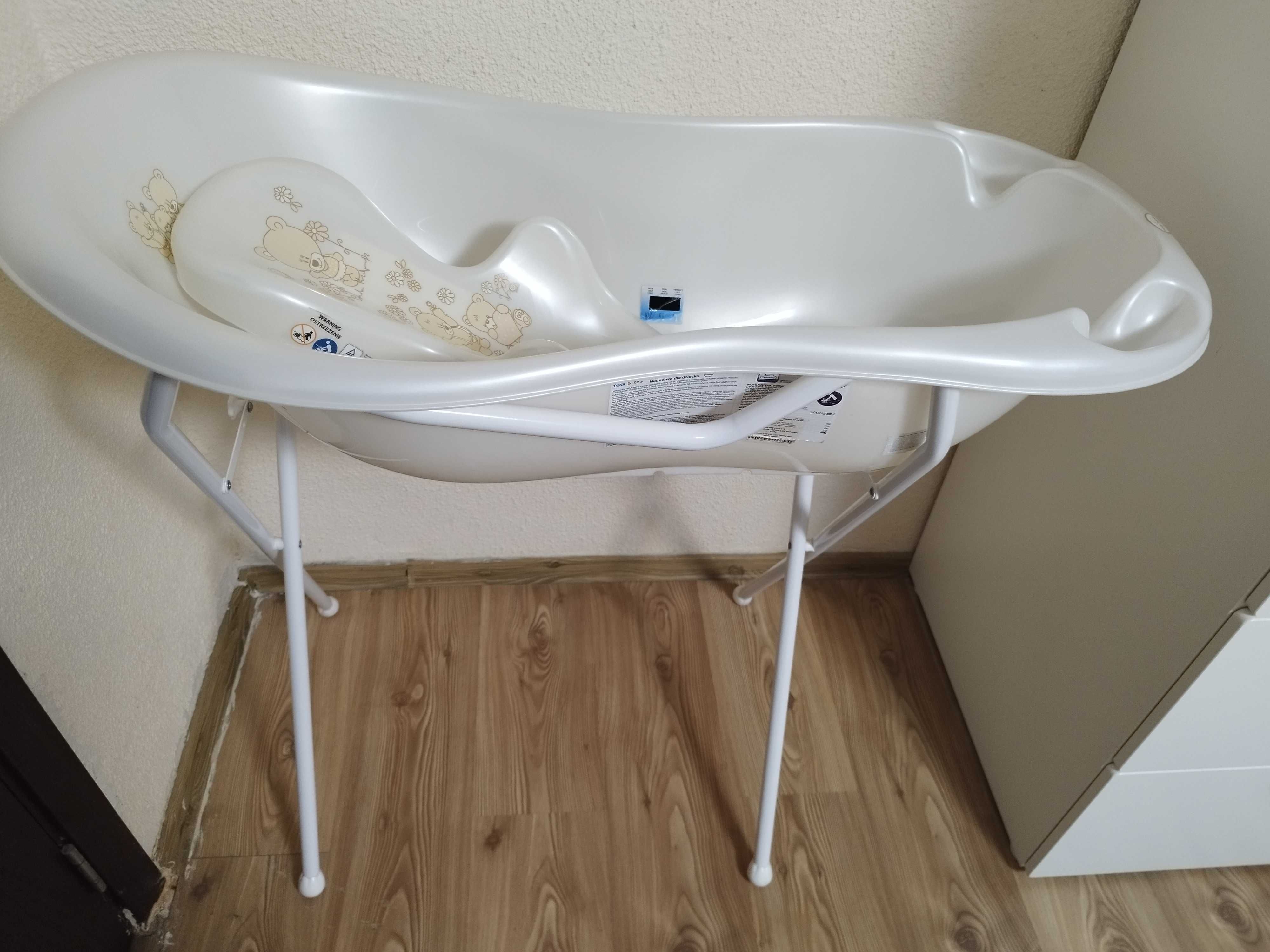 Cadita de baie bebe cu suport