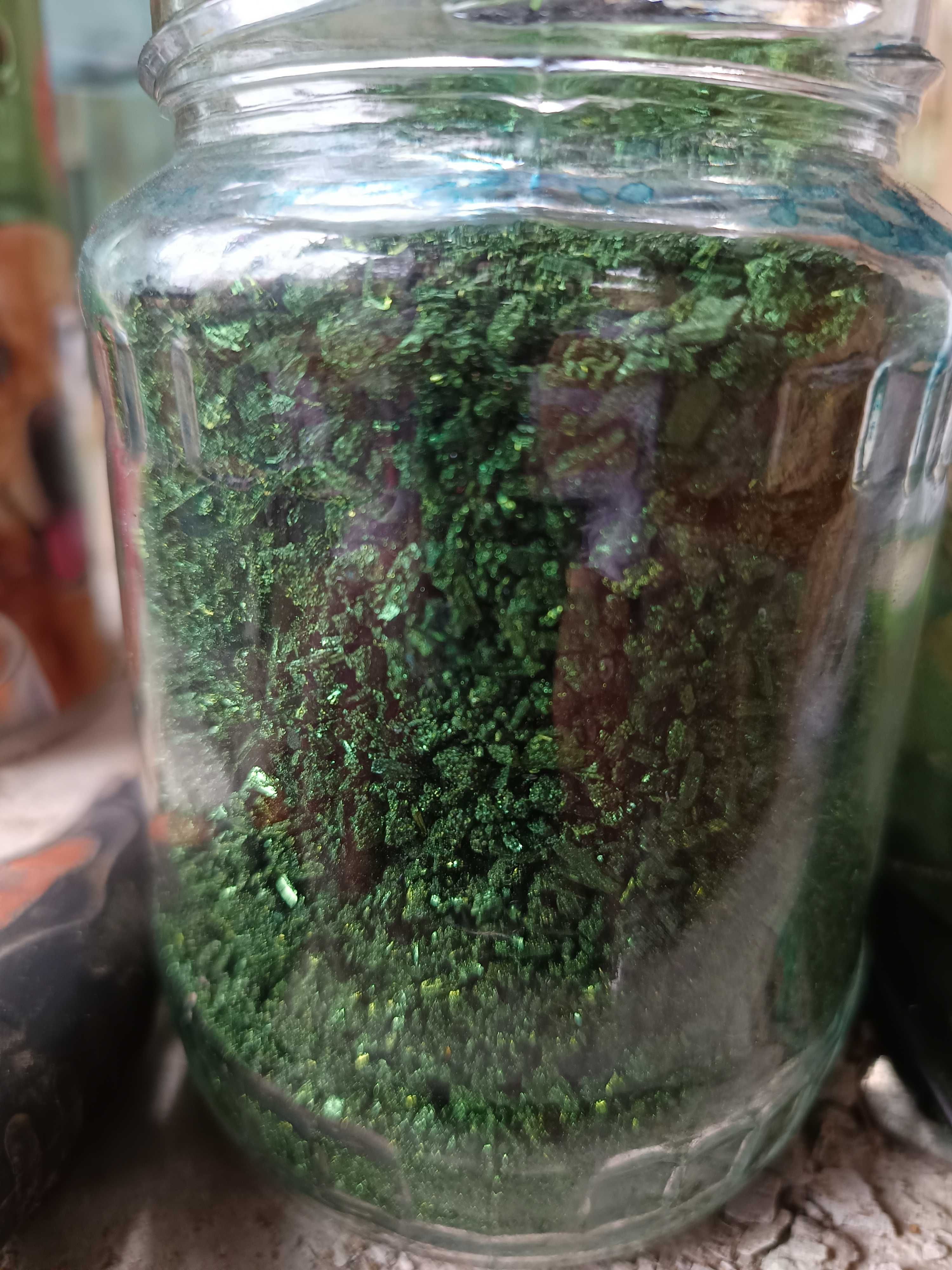 Verde de malachit cristal