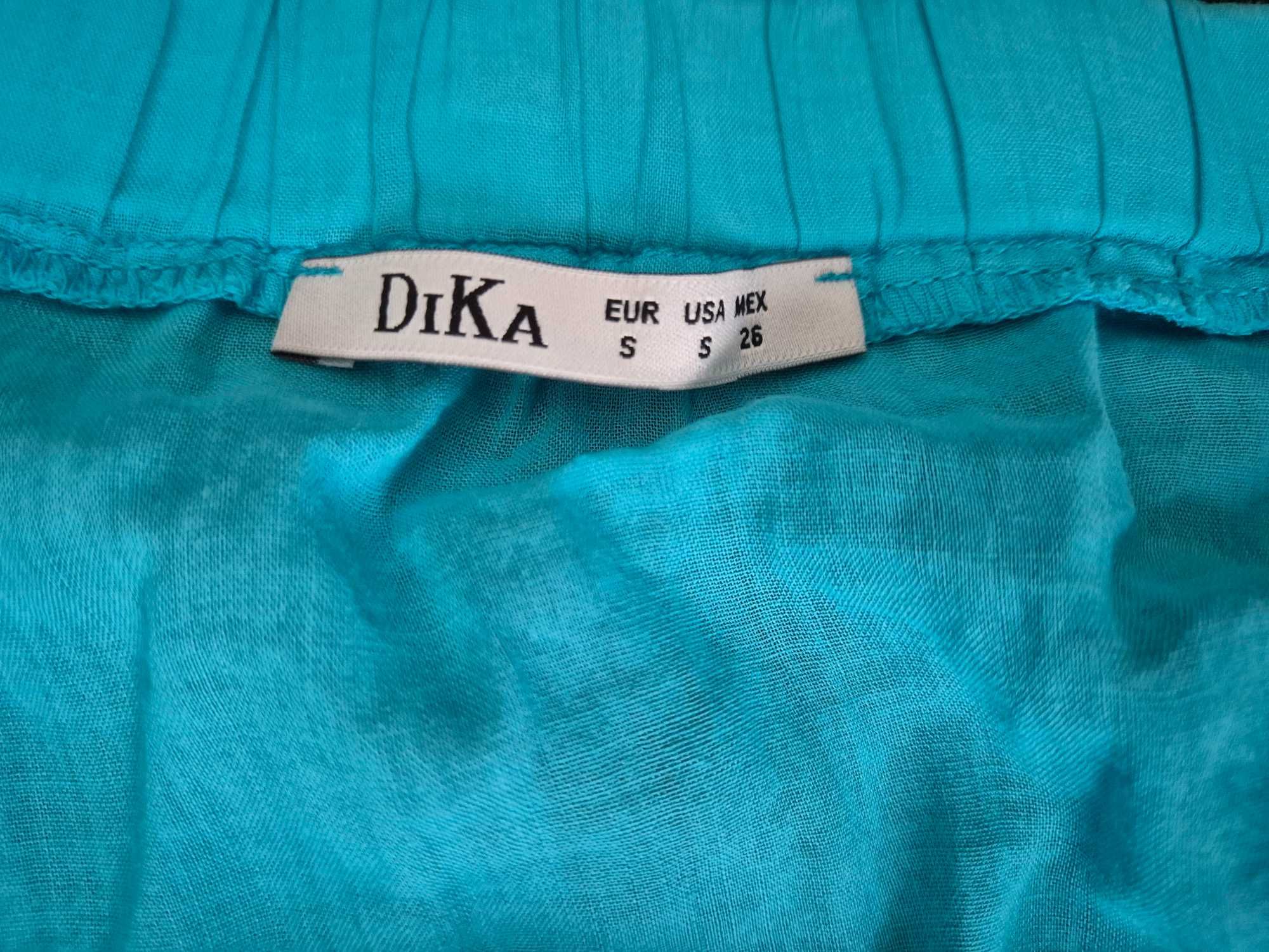 Тюркоазена блуза с 3/4 ръкав, DiKa, S