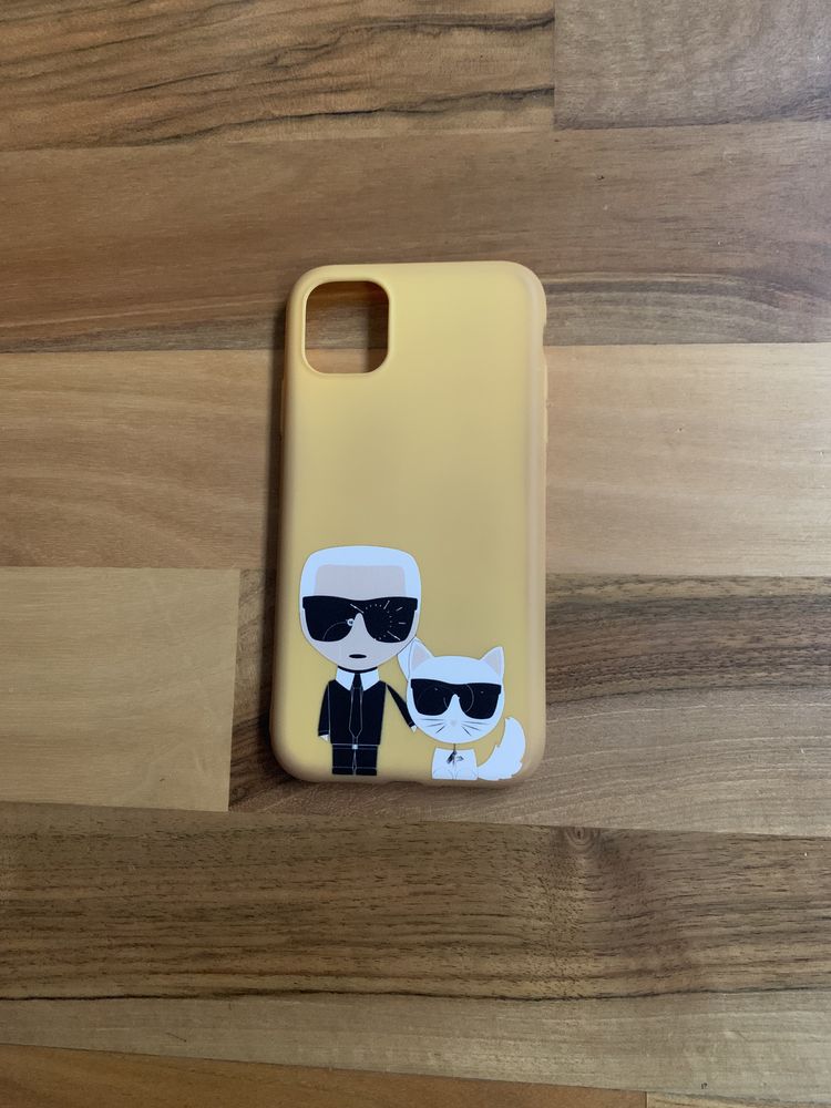 Husa Iphone 11 Karl Lagerfeld galbena