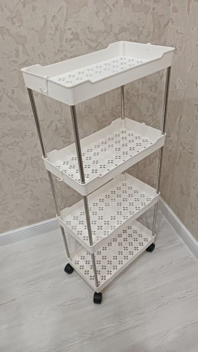 oshxona va xammom uchun gildirakli pastavka