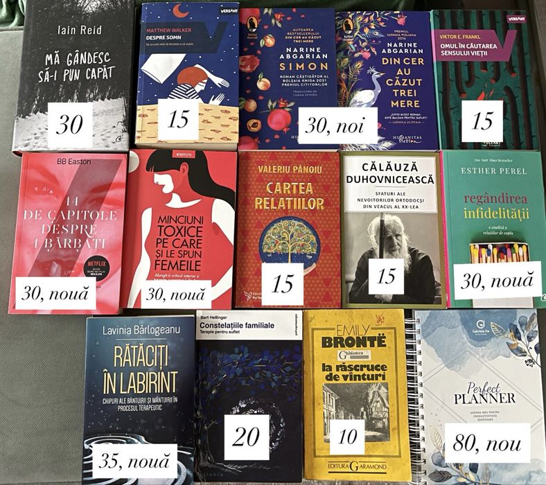 Carti dezvoltate personala/beletrictica