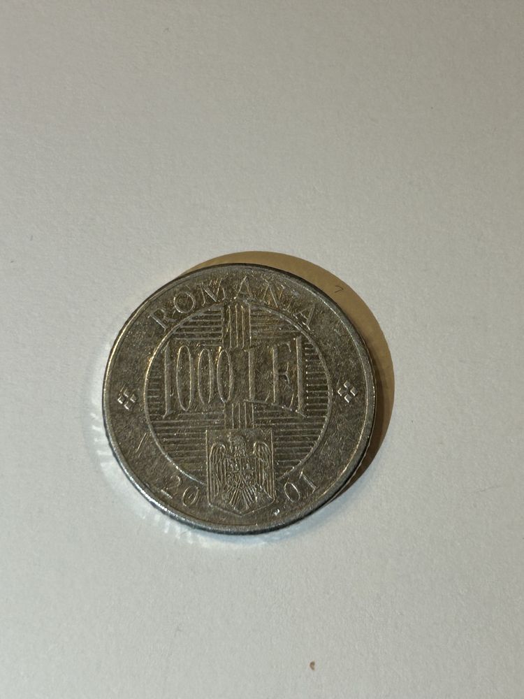 Moneda de colectie 1000 de lei Constantin Brancoveanu 2001