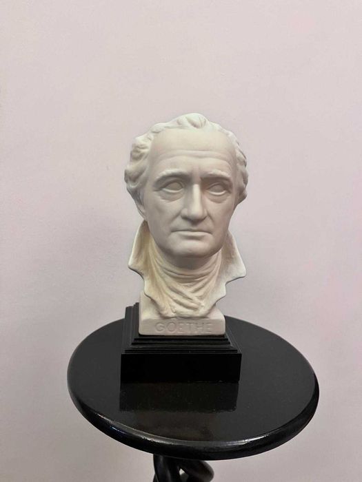 Bibelou bust Goethe Goebel Germania marcat semnat Bochmann bibelouri